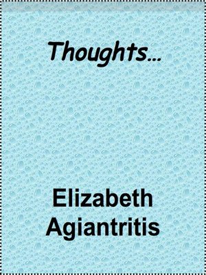 cover image of Thoughts...